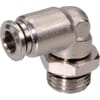 Raccord enfichable coudé avec filetage extérieur cylindrique, pivotant - type ECSS..NSF