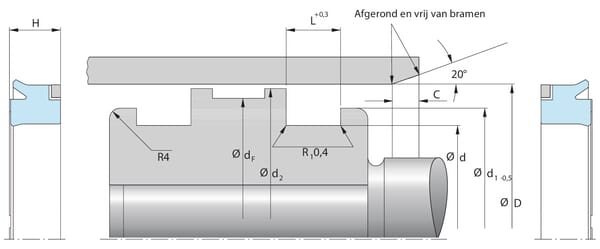 Joint de Tige 60x 45x 10 vue 2