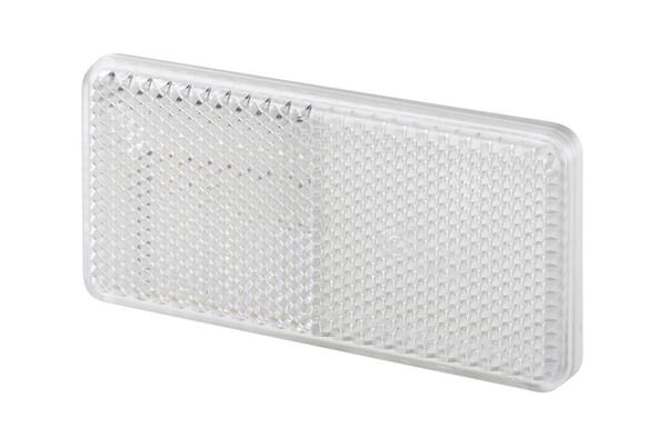Catadioptre rectangle blanc 94x44mm autocollant · réf. 8RA003326051