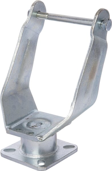 Fourche pivotante avec plaque 4,00x4 boulon M12x150 · réf. FDGP12