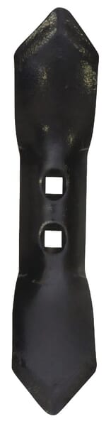 Pointe de cultivateur 290x65x8mm, réversible, courbée, 2 trous — réf. CP581KR