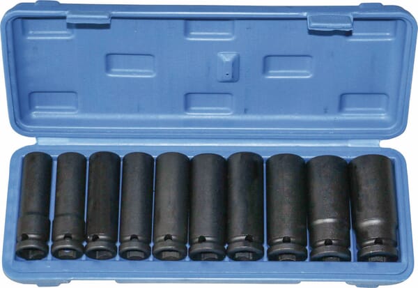 Jeu de douilles à impact 1/2" 10 pièces. · réf. 67391STI