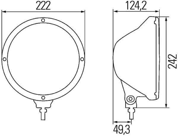Hella 1F8009797-431 Fernscheinwerfer