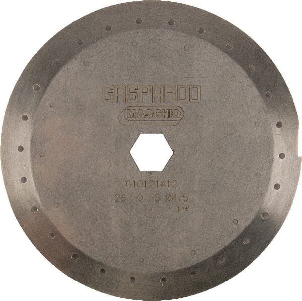 Disque 26 trous Ø 4,5 Gaspardo — réf. G10121410R