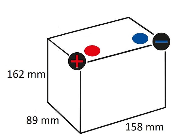 Startbatteri Varta 12V 16Ah 200A - Bilbatterier och Fordonsbatterier - 516015020I314PS - 3