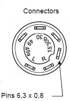 Interrupteur à poussoir, ventilation, rond, jaune vue 3