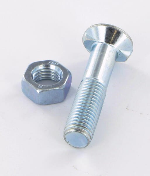 Boulon de charrue 11x50 2 ergots G&B + ecrou · réf. VI1205