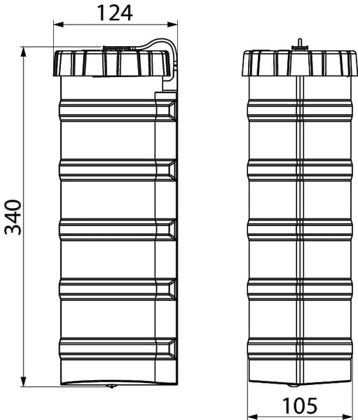 Porte-documents cylindrique vue 7