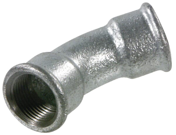 Tvarovka č. 40 Oblouk 45° vnitřní závit/vnitřní závit