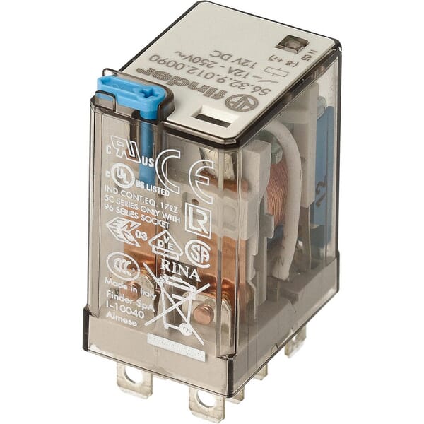 Relais 2-P 12V/CC vue 2