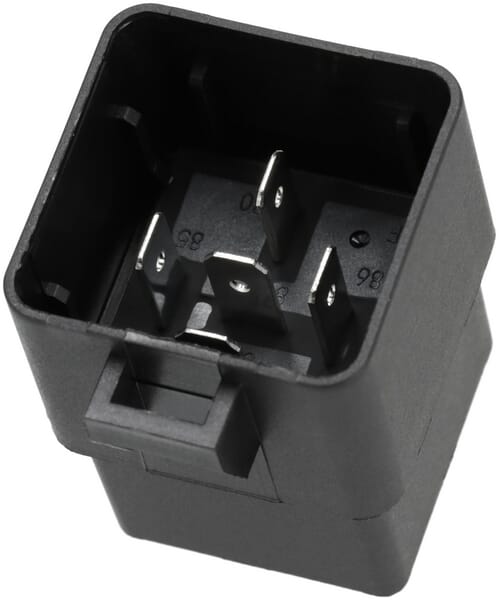 Mini relais 12V, inverseur, 30/40A, avec résistance, avec cadre et support enfichable vue 2