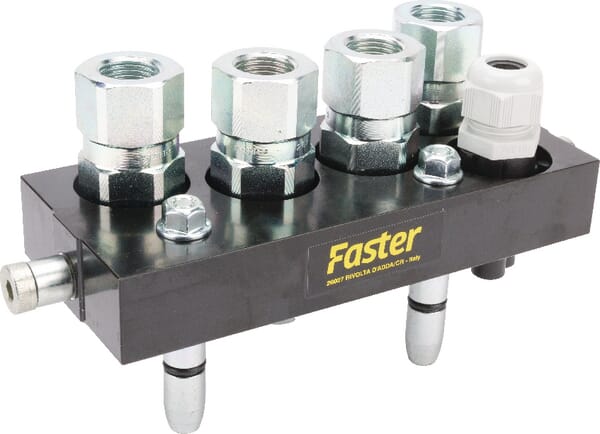 Multifaster DN12-4x1/2" BSPP+Sähköliitin - Multifaster - 2PS081412GMC - 1