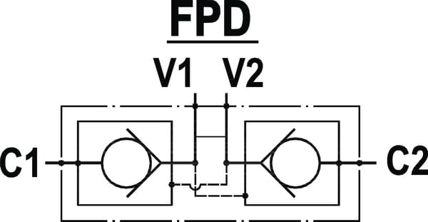 Clapet anti retour pilote 1/4" vue 4