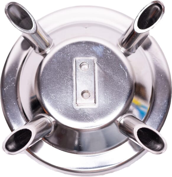 Horní část kolektoru mléka MC3, nerezová ocel