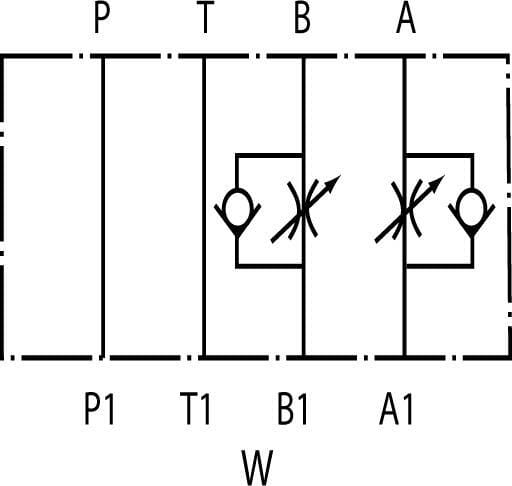 Clapet antiretour étrangl. NG6 vue 5