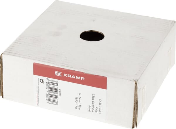 Câble électrique gris(e) 1x1.5mm² · réf. KA1157