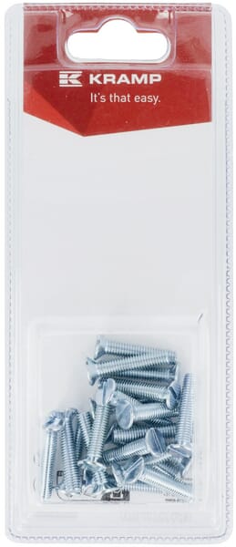 Vis à tête fraisée M5 x 25mm (20) — réf. KR963525P20B