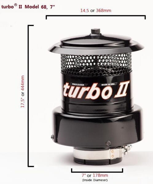 Filtre turbo® 2 68-7". vue 2