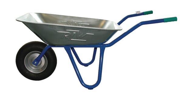 Kolečko s plochou korbou