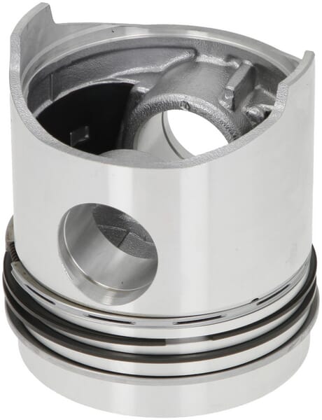 Piston avec segments vue 3