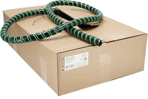 Spirálový chránič černo/zelený 13-18 25m