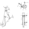 Hydraulické diaľkové ovládanie protiľahlého ostria vhodné pre Trioliet-Mullos Solomix-2 1000 / 1200 / 1200 L