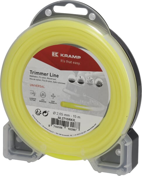 Fil de coupe Ø 2.65mm 15m rond jaune Kramp — réf. NL2715RKR