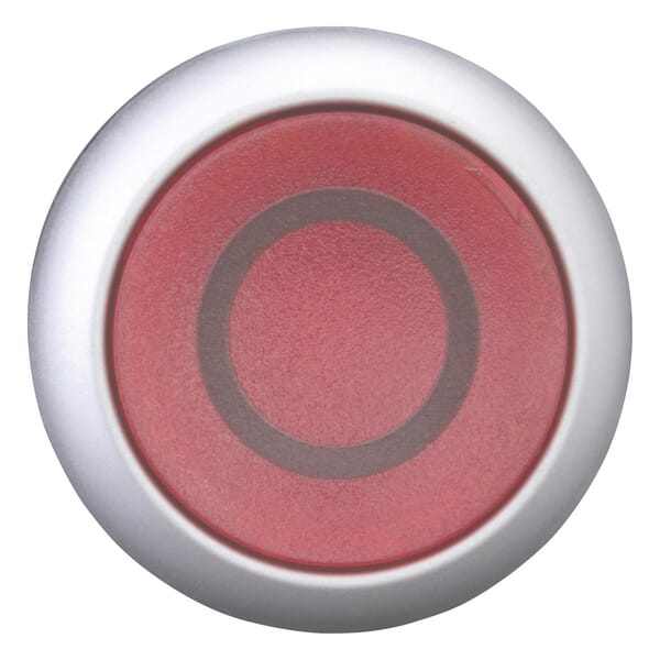 Bouton-pous. lumineux rouge 0 vue 3