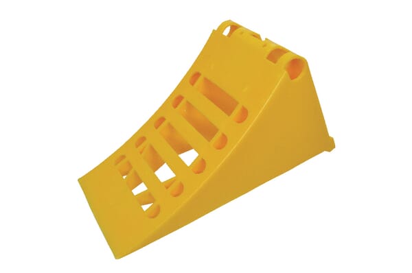 Cale de roue Crowny® 46, jaune, homologuée, thermoplastique  · réf. 600100200B
