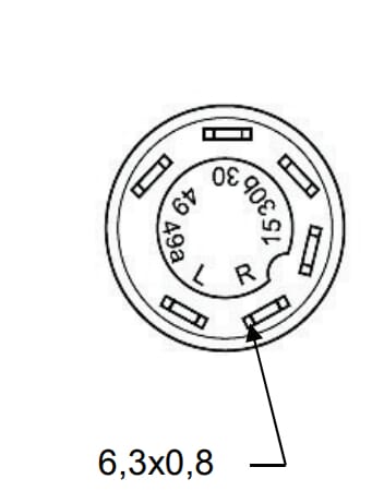 Interrupteur poussoir, round, vert vue 3