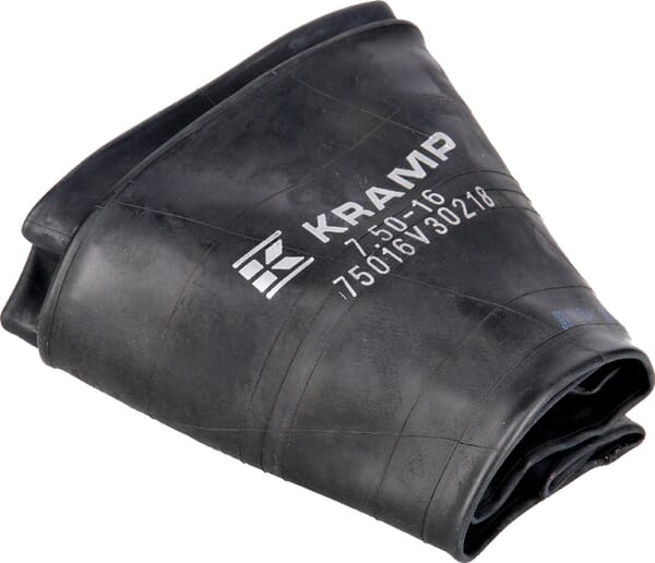 Chambre à air pour jante Ø 16", 7.50-16 / 205/75R16, valve coudée, Kramp — réf. 75016V30218