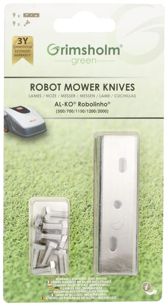 Lame robot AL-KO Robolinho (E models) x 9pcs — réf. FGP1140