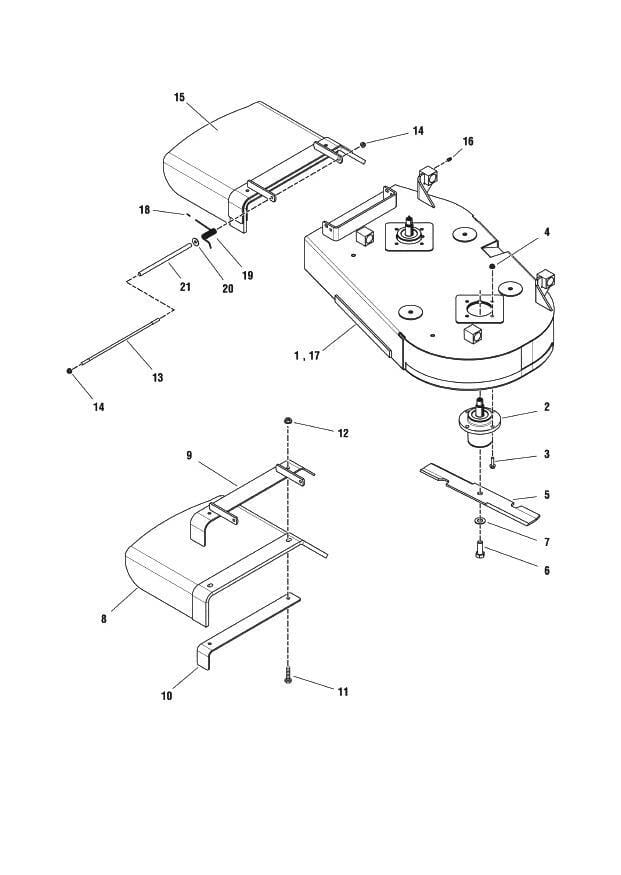 Žací jednotka 36" nůž