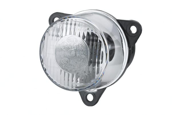 Clignotant rond Ø55mm 12/24V transparent — réf. 2BA008221001