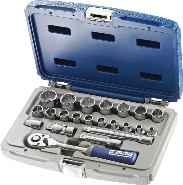 Compo. douilles 3/8" - 22 pcs · réf. E031805