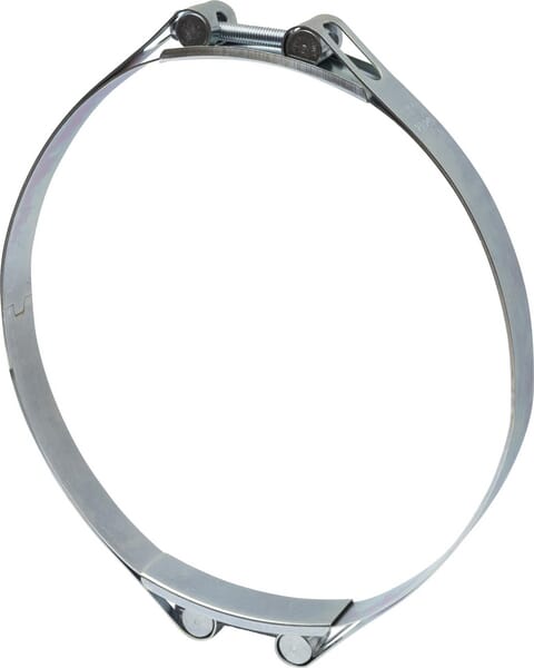 Hadicová spona dvojitá, 230–240 mm, dvojitý šroub, DIN912, pozinkovaná, Kramp