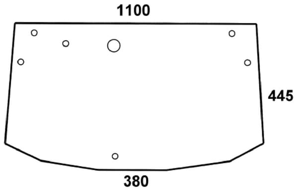 Vitre arrière · réf. 294812051010N