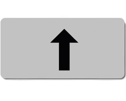 Flèche symbole S46, IEC5022A — réf. 02046T