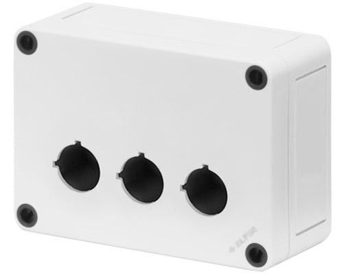 Boîtier touch. 3 hl 22 mm H=57 mm · réf. 080CS09135P3L