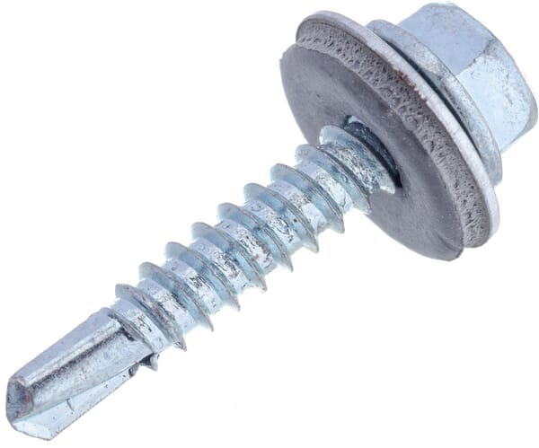 Vis auto-perforante 4,8x25mm, tête hexagonale à bride 8mm, DIN 7504 Kramp — réf. 7504KNEO4825P100