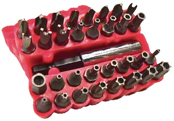 Sécurité Embout Kit 33 pcs. · réf. ABS33