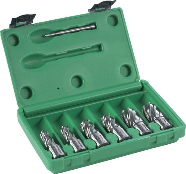 Sada jádrových vrtáků HSS, 7dílná