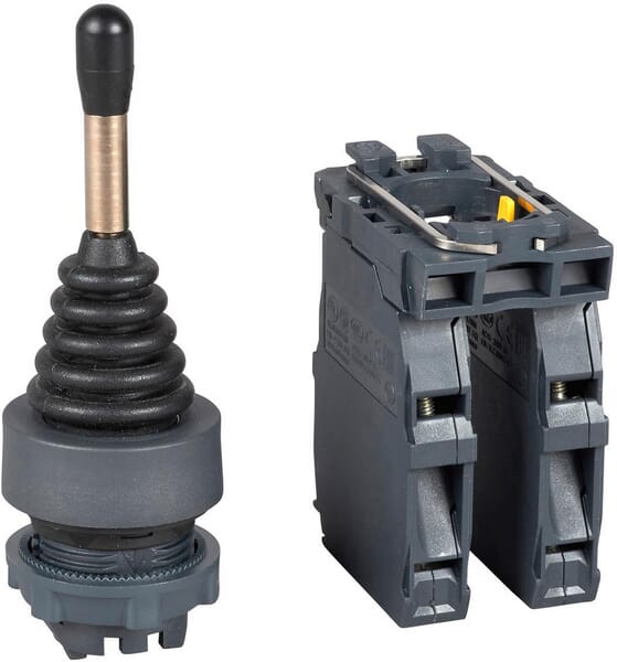 Joystick 2 pos 2x NO ret.ress. · réf. XD5PA22