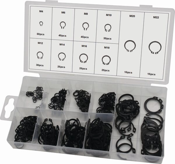 Assortiment de 300 circlips externes · réf. 75749STI