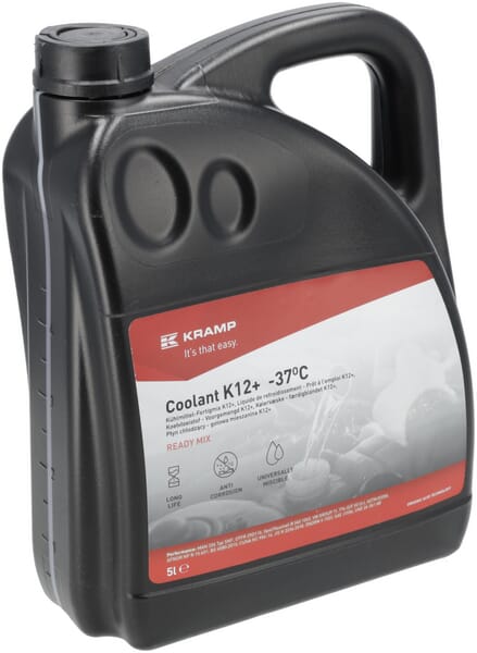 Liquide de refroidissement K12+ prêt à l'emploi -37°C 5 L — réf. OAT371005KR