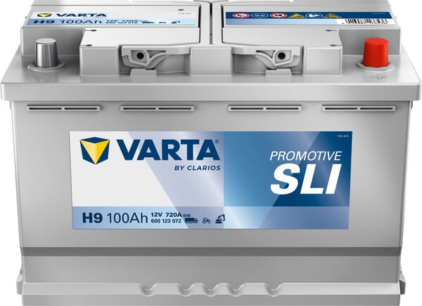 Batterie 12V 100Ah 720A H9 VARTA Promotive SLI — réf. 600123072
