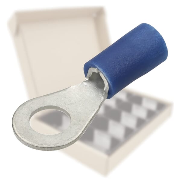 Doplňkový sortiment 2/2 modrých kabelových koncovek pro zásuvky KWS