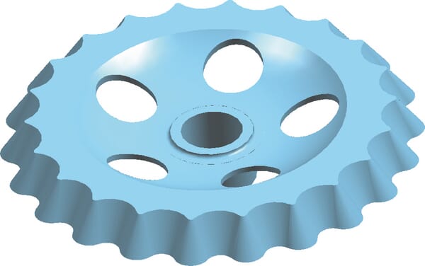 Kroužek zoubkovaný Ø56 CM vnější