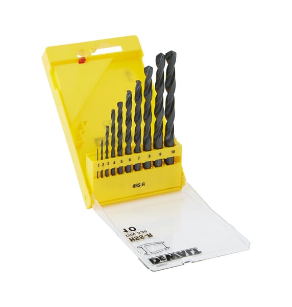 Coffret de 10 forets métal HSS R · réf. DT5911QZ