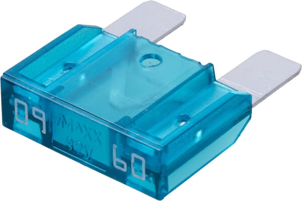 Fusible lame maxi 32V 60A longueur 34,3mm bleu pack 10x iMaXX · réf. SI20194